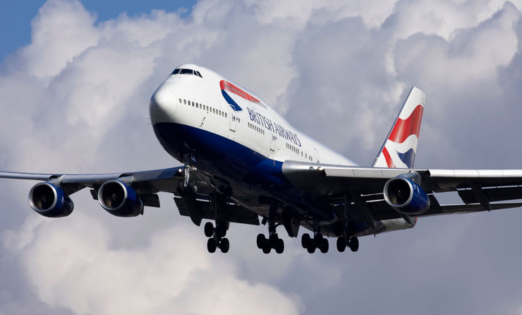 A British Airways Boeing 747