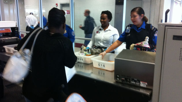 TSA airport security checkpoint