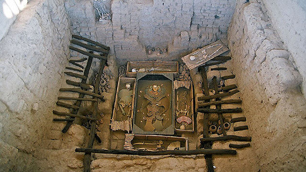 The Lord of Sipan tomb, Huaca Rajada, Peru