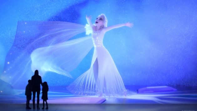 Disney Animation: Immersive Experience Elsa, light,
