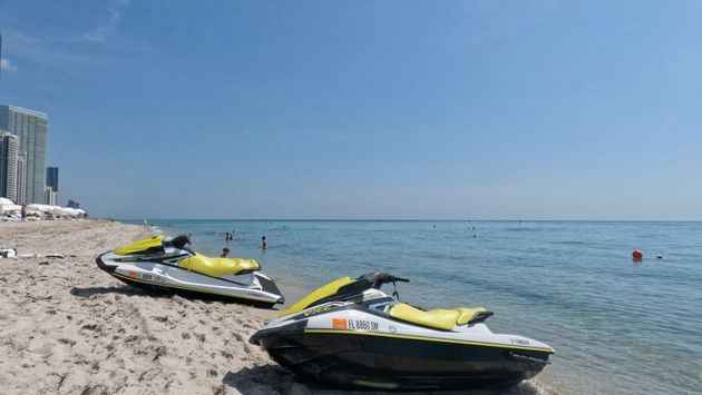 Jet skis, Trump International Beach Resort, Miami, Florida