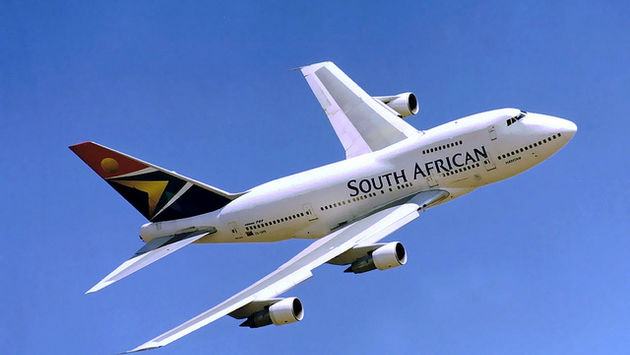A South African Airways Boeing 747