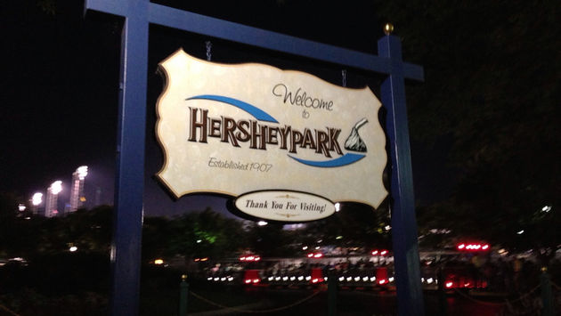 Hersheypark sign