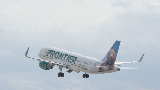 Frontier Airlines plane.