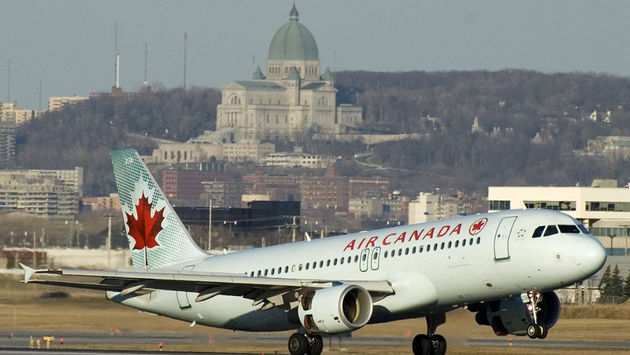 Air Canada departs Montreal Trudeau International Airport
