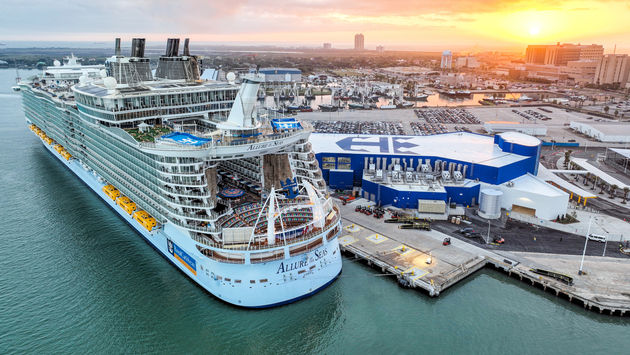 Royal Caribbean International’s new $125 million cruise terminal in Galveston.