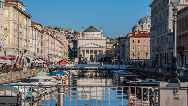 Trieste, Italy, canal