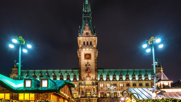 Mercado de Navidad en Hamburgo, Alemania