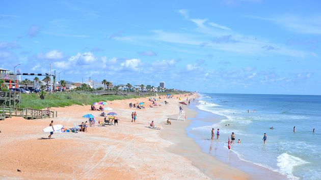 Flagler Beach, Florida, beach, sand, ocean