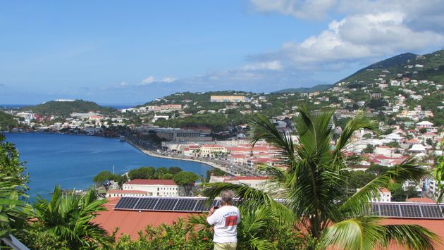 Overlooking St. Thomas, U.S. Virgin Islands.