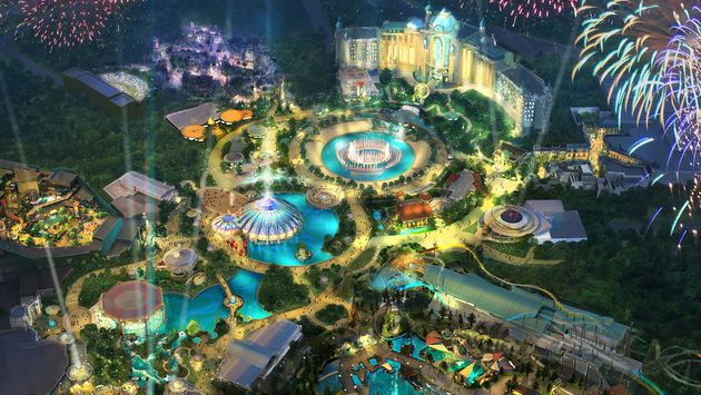 A rendering of Universal’s Epic Universe, Universal Orlando Resort
