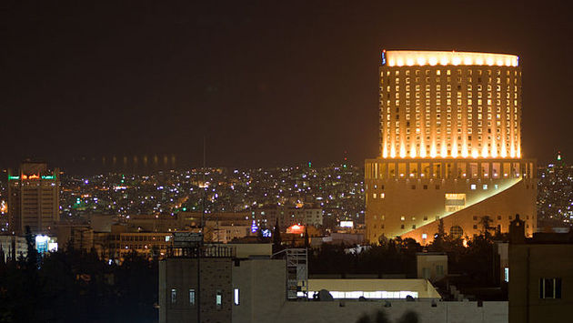 Amman Jordan cityscape Le Royal Hotel