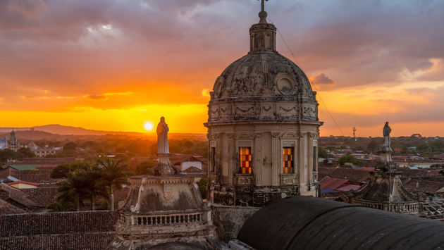 Sunset in Granada, Nicaragua