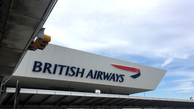 British airways, plane, terminal