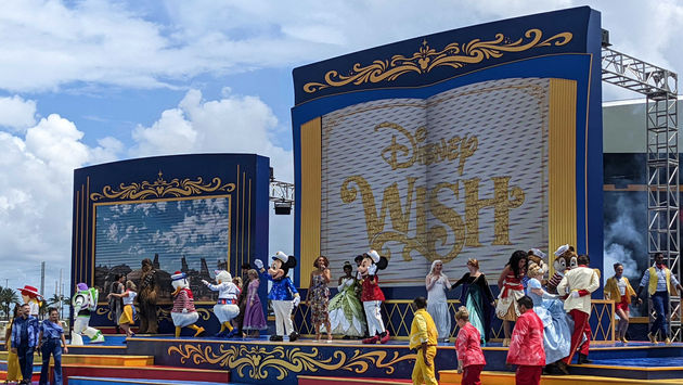 Disney Wish Christening Event, Mickey, Minnie