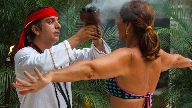 Cleansing at a Temazcal