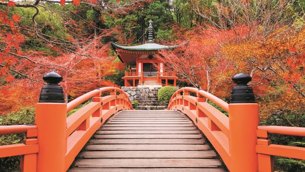 Temple Daigoji, Kyoto, Japon, Kyoto Japon, temples au Japon, temples japonais, Regent Seven Seas Cruises