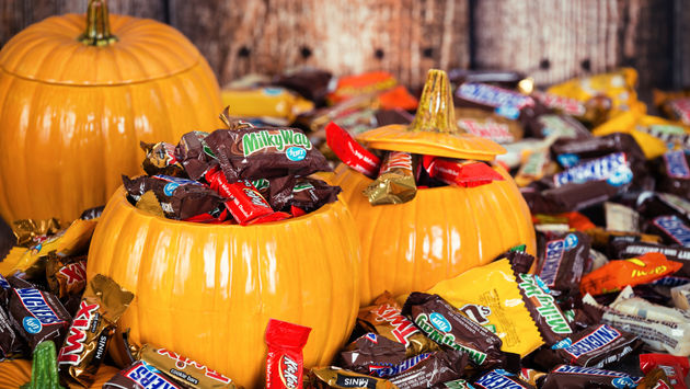 candy, pumpkin, Halloween