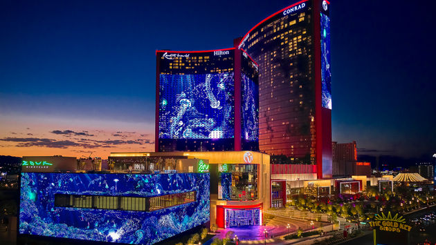 Resorts World, Las Vegas, video, multimedia, LED, show, display, entertainment, GLOW