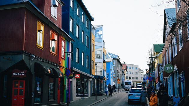 Street in Reykjavik, Iceland