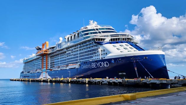 Celebrity Cruises, Celebrity Beyond, Edge Series, Mahahual, Costa Maya, Mexico, docks
