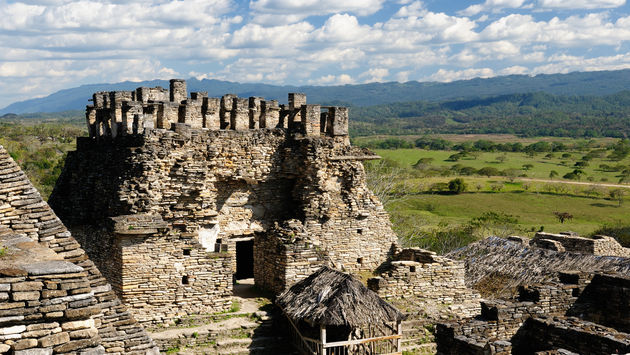 Tonina ruins near Ocosingo, Mexico