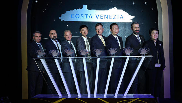 Costa Cruises reveals new ship name at Costa Venezia coin ceremony