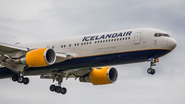 icelandair, Iceland, plane