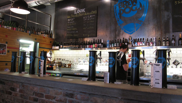 BrewDog Edinburgh, bar, beer