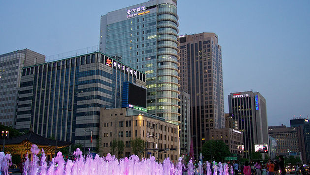Downtown Seoul, South Korea