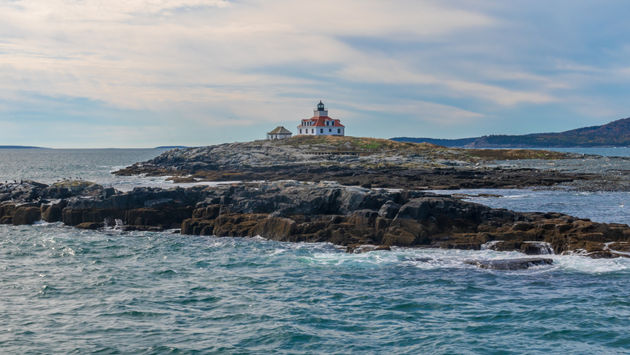 Winter Harbor Maine, Winter Harbor, Maine, Egg Rock Lighthouse, Egg Rock Maine, Maine lighthouse, Bar Harbor Maine