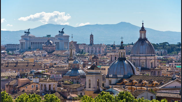 A Rome cityscape