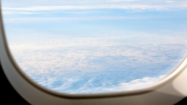 Plane window seat