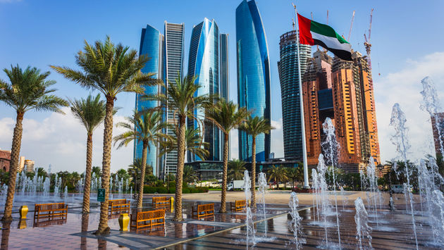 Skyscrapers in Abu Dhabi, United Arab Emirates (photo via alan64/iStock/Getty Images Plus)