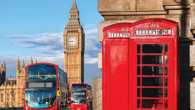 London, Big Ben, England, UK, United Kingdom, phone, telephones, buses, streets
