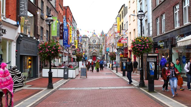 South Anne Street in Dublin, Ireland.
